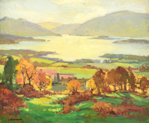 The Lakes of Killarney, Ireland sold for 500 AU dollars 3 May 2016 Leonard Joel Auction Melbourne